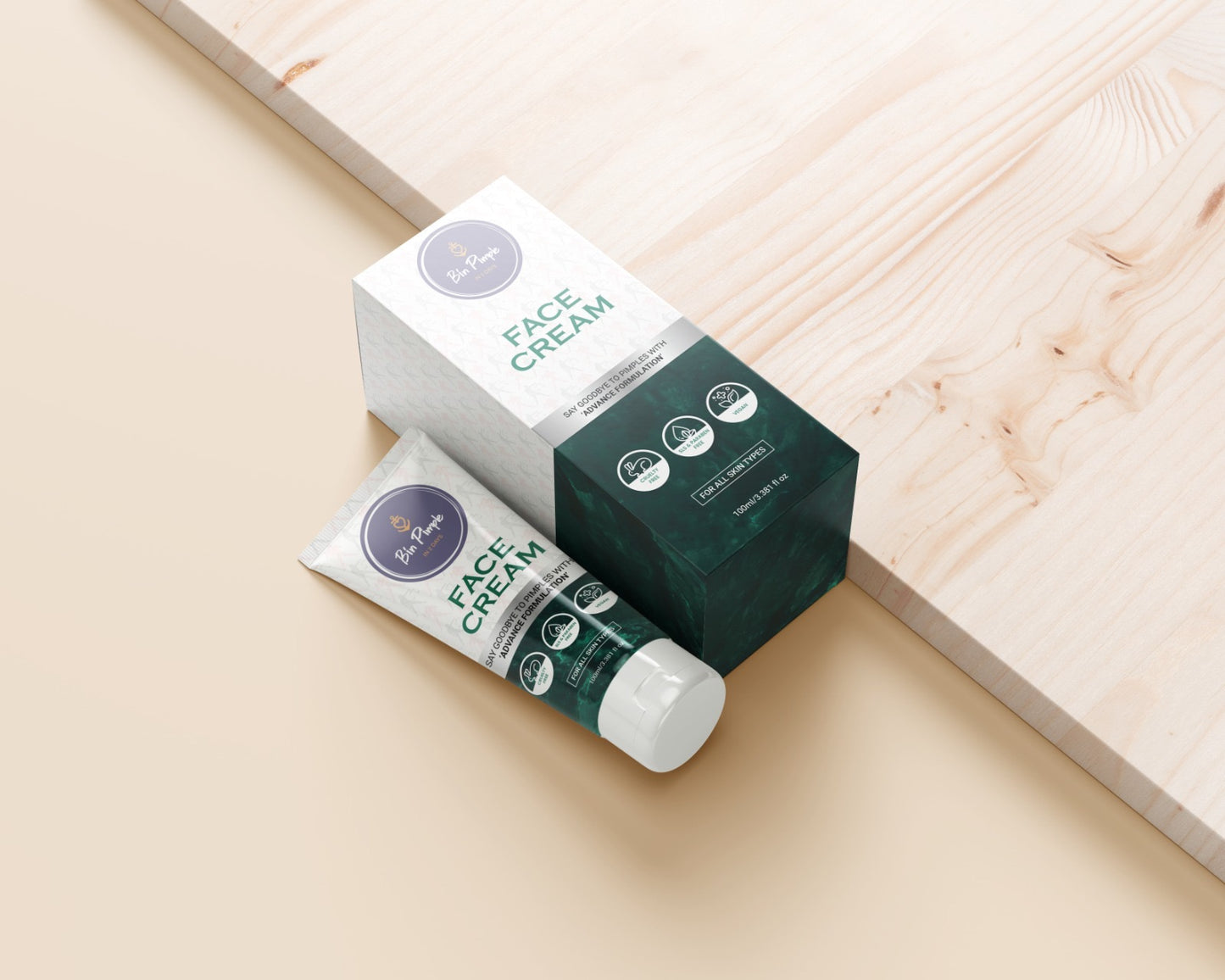 Bin Pimple Combo Cream and Facewash With Advance formulation